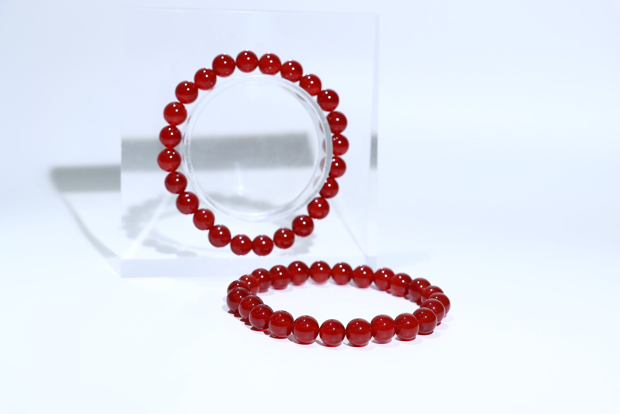 Red agate Crystal Bracelet