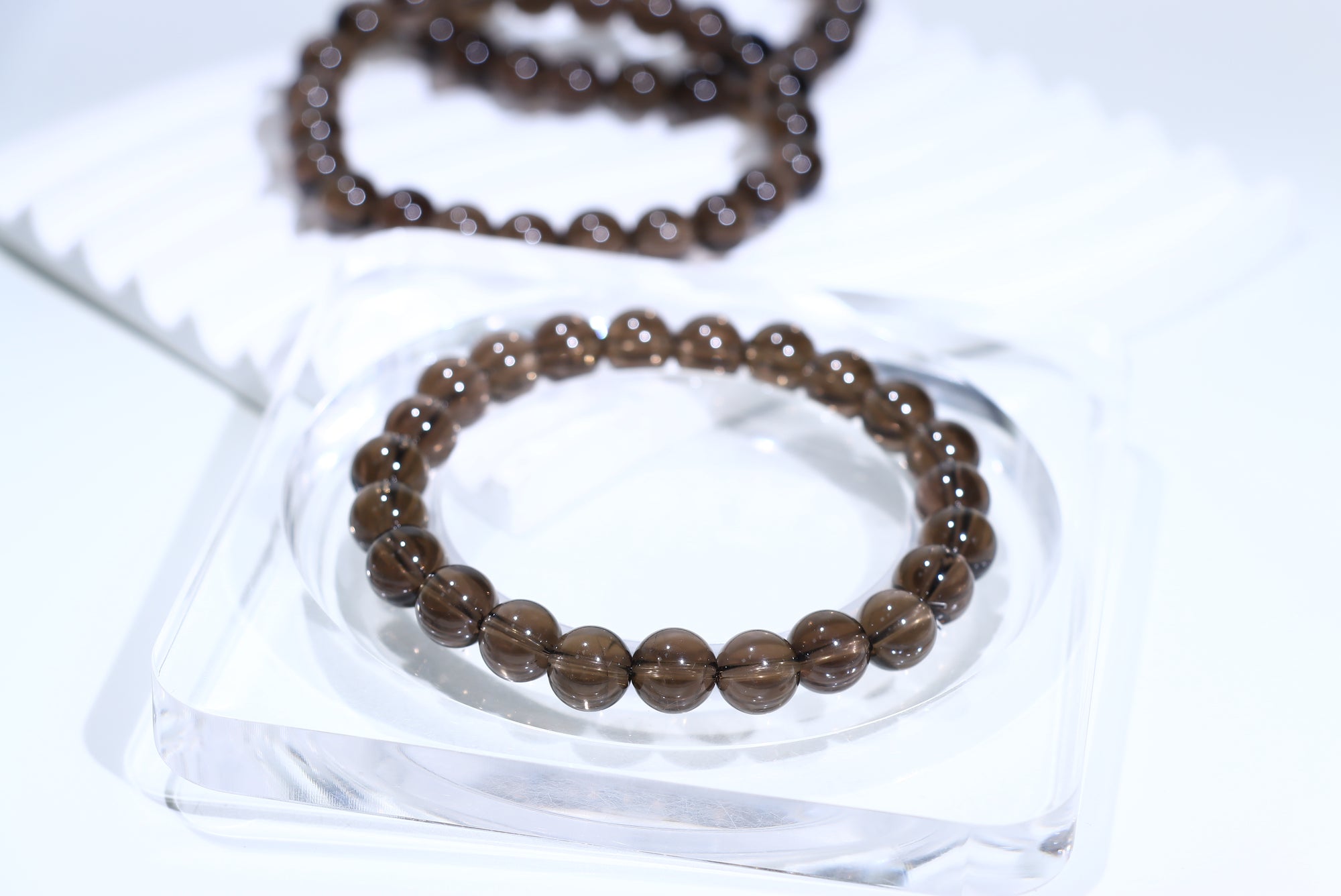 Smoky Quartz Crystal Bracelet