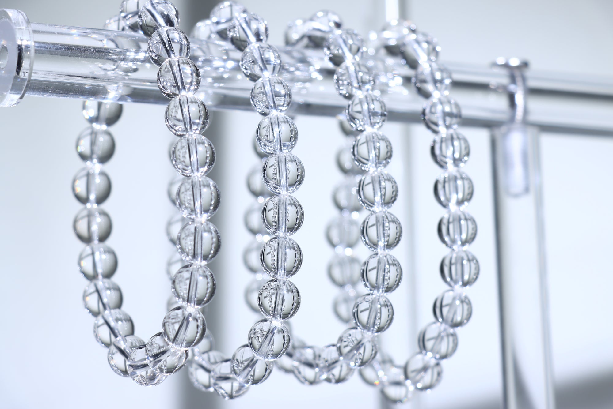 AA Clear Quartz Crystal Bracelet