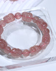strawberry quartz pixiu Crystal Bracelet