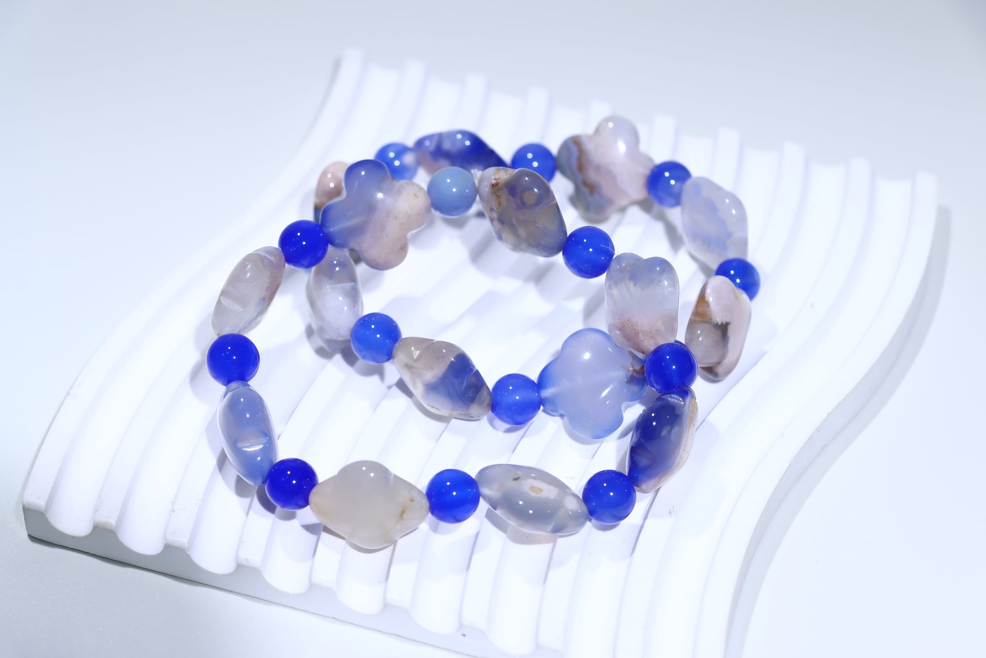 Floweragate free form Crystal Bracelet