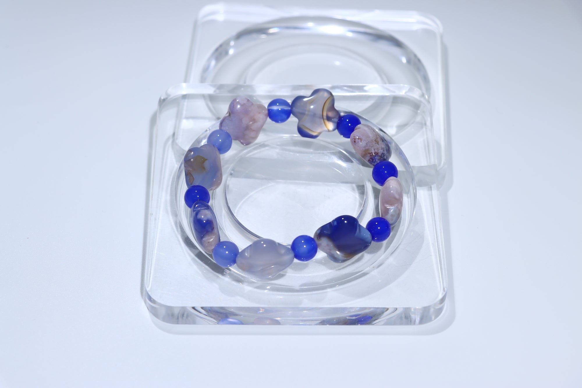 Floweragate free form Crystal Bracelet