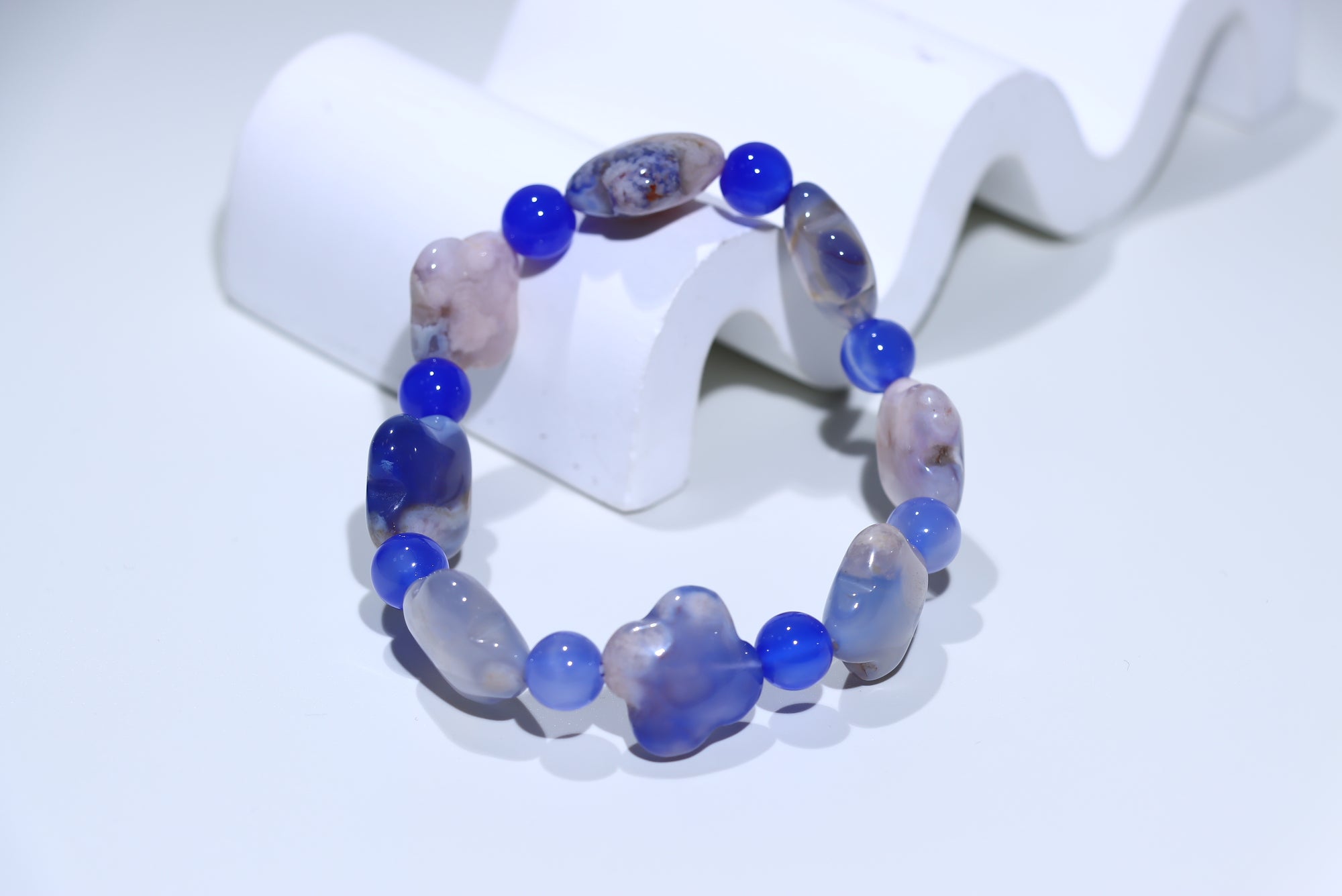 Floweragate free form Crystal Bracelet