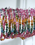 Tourmaline free form Crystal Bracelet