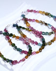 Tourmaline free form Crystal Bracelet