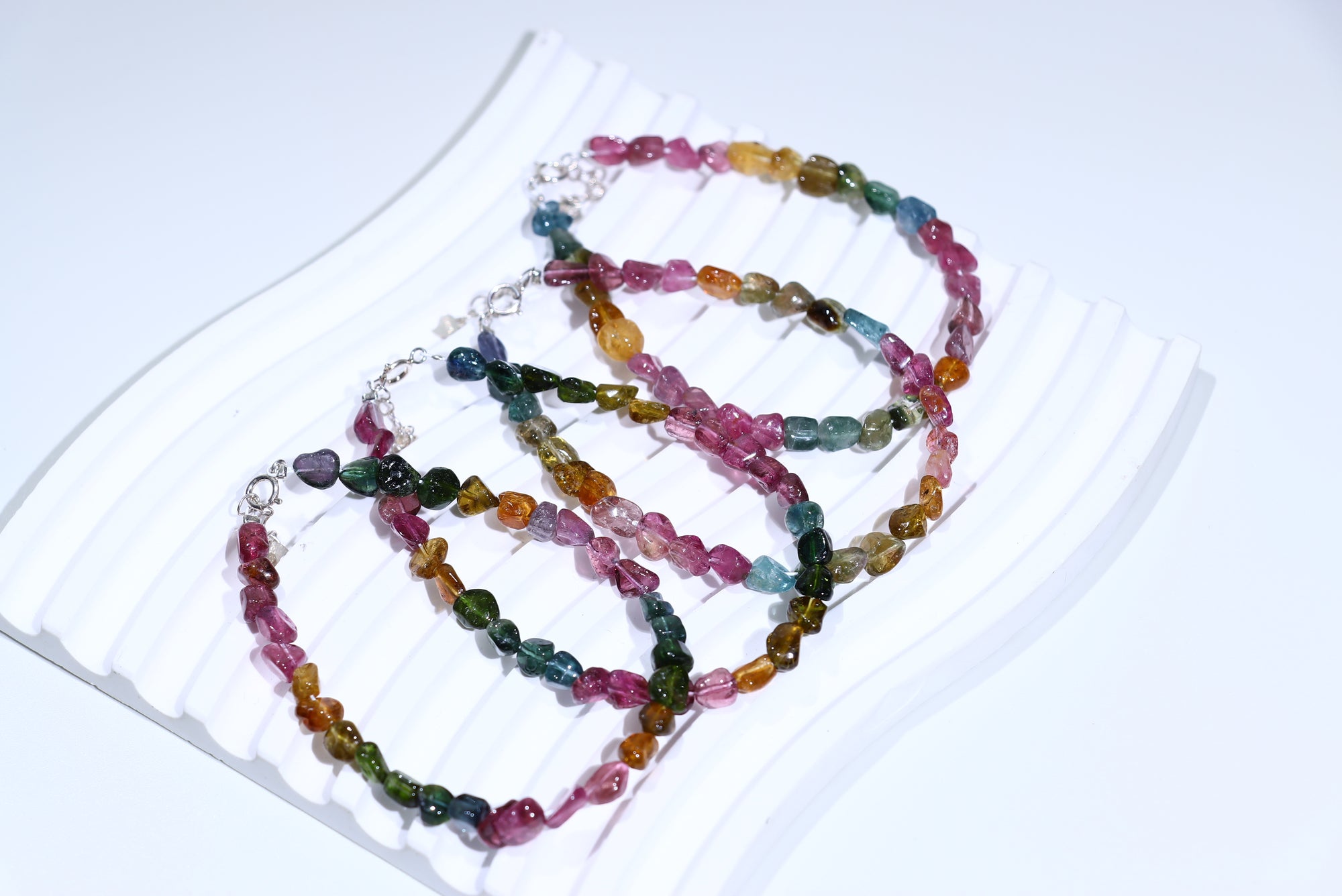 Tourmaline free form Crystal Bracelet