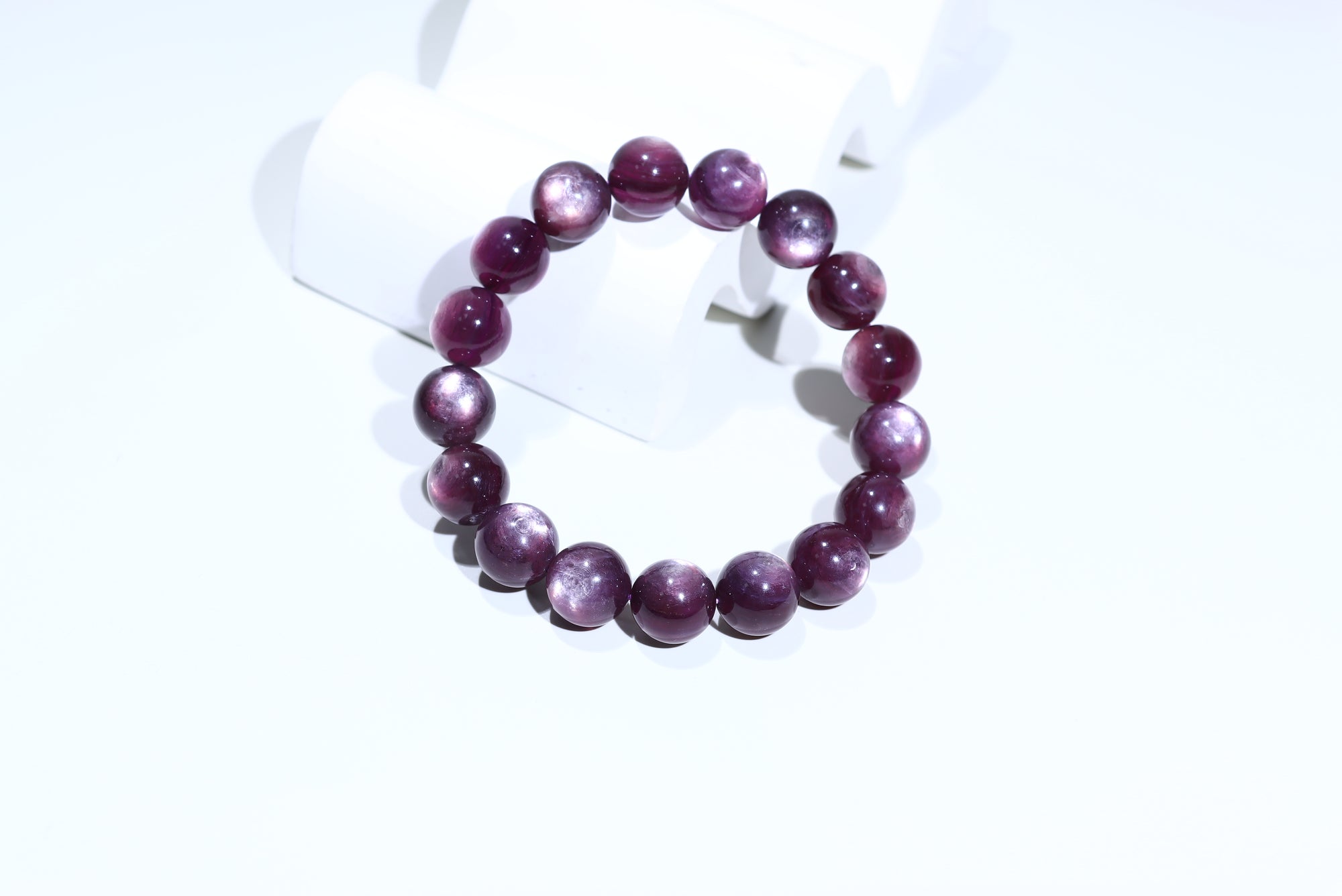 Pinky Lepidolite Crystal Bracelet