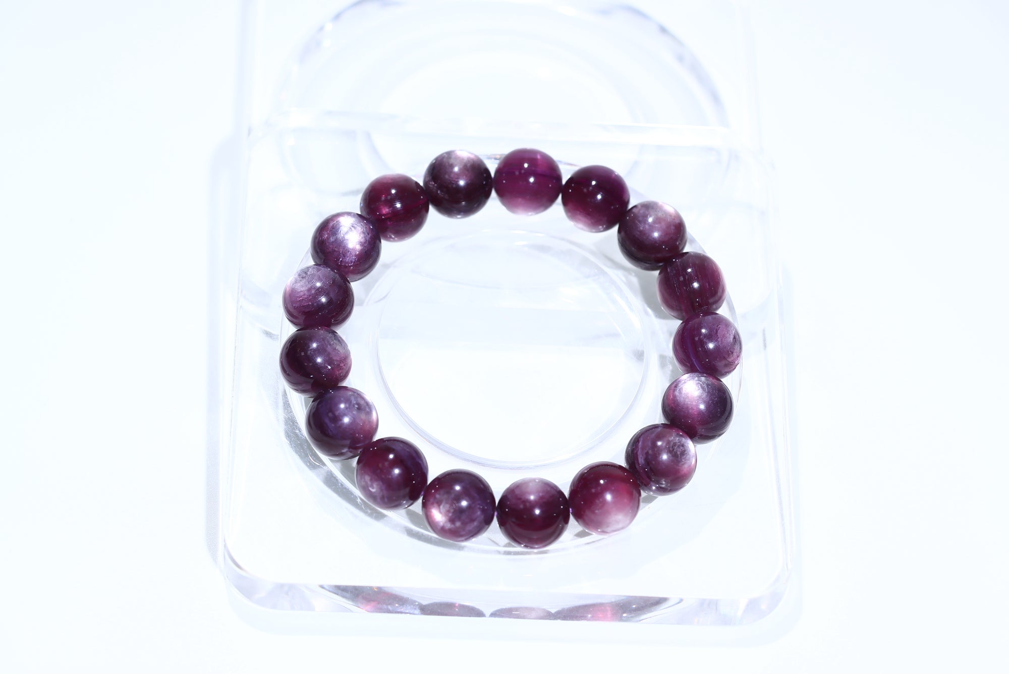 Pinky Lepidolite Crystal Bracelet