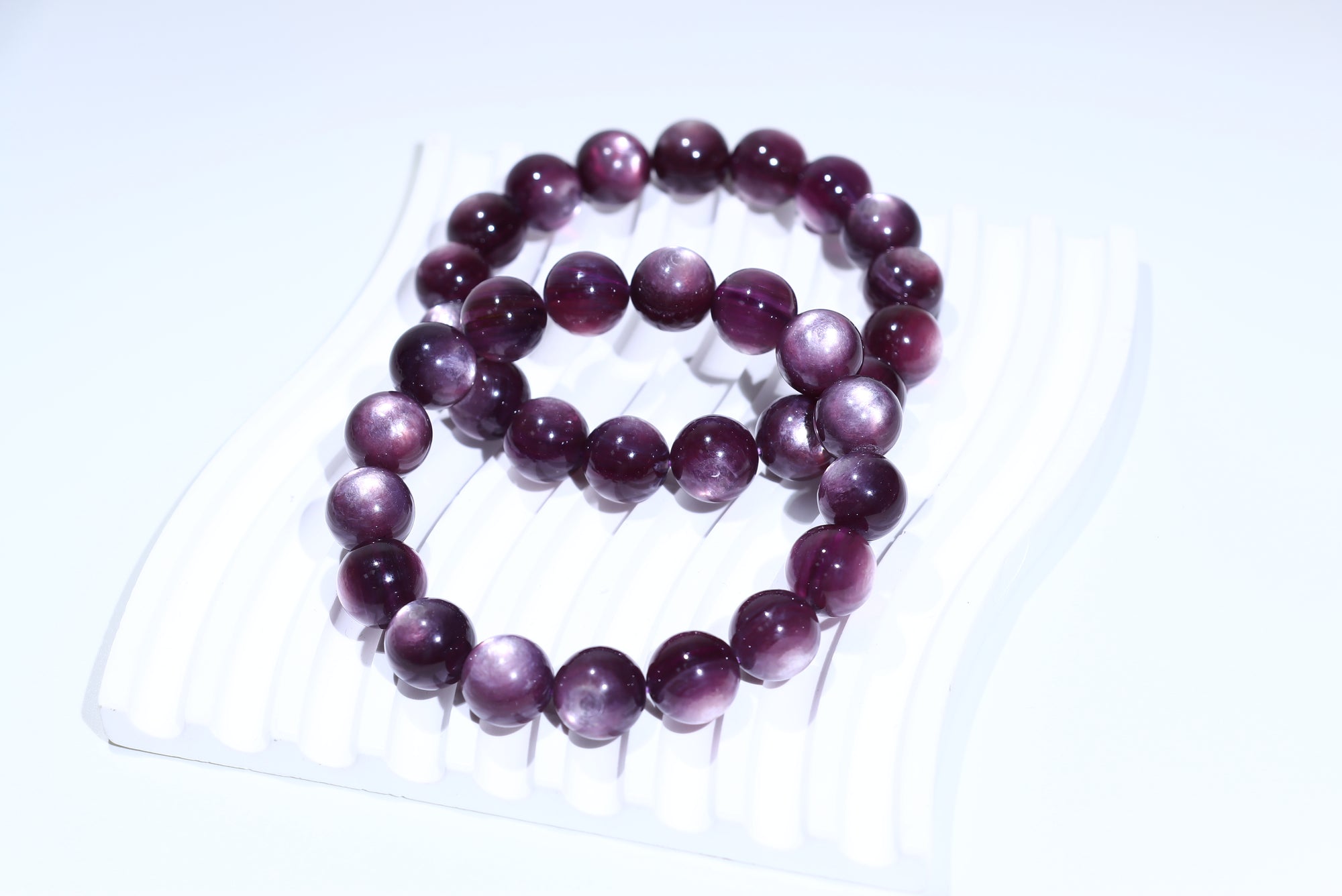 Pinky Lepidolite Crystal Bracelet