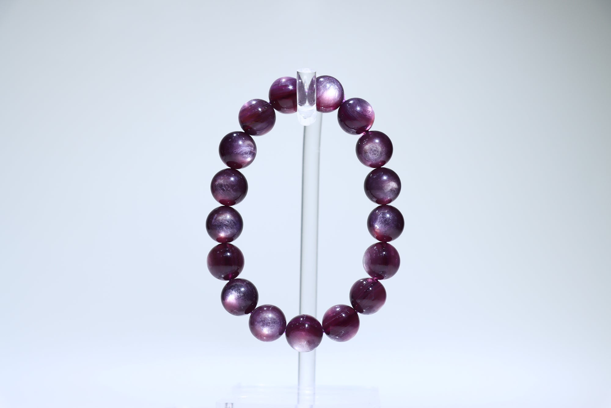 Pinky Lepidolite Crystal Bracelet