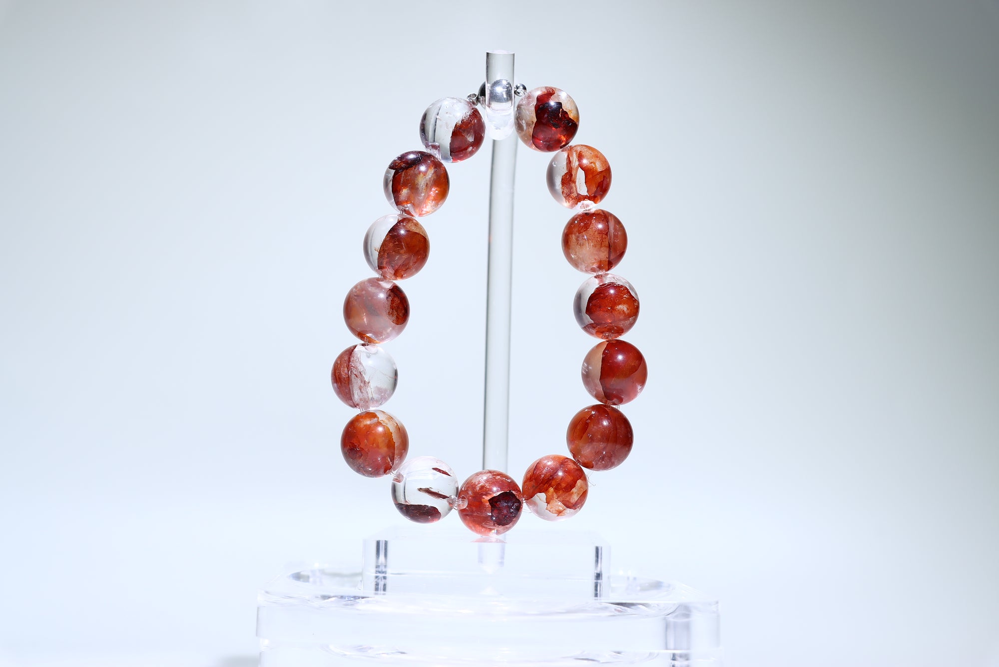 Fire Quartz Crystal Bracelet