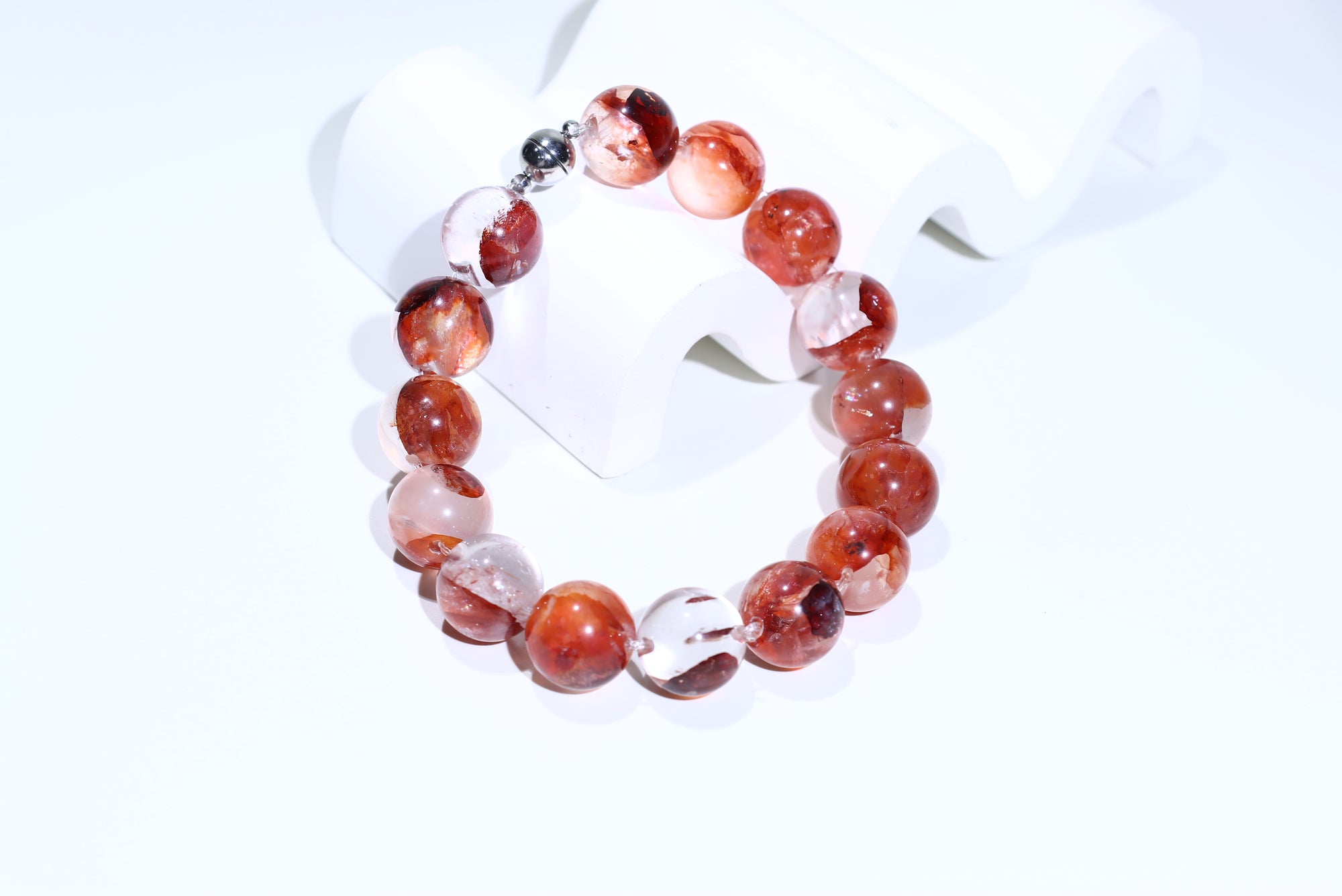 Fire Quartz Crystal Bracelet