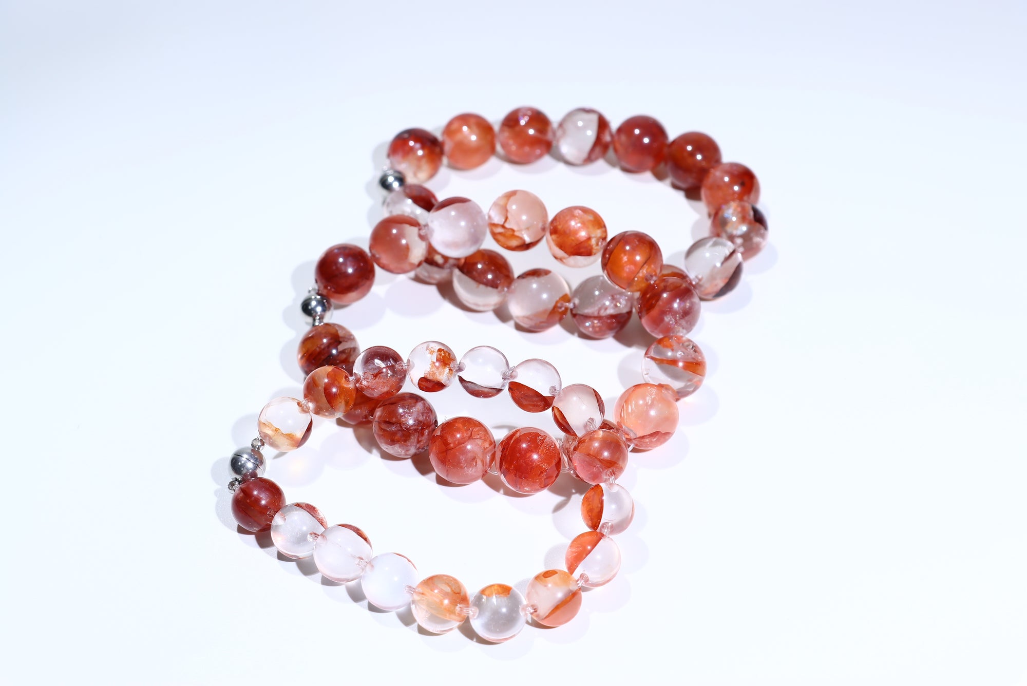 Fire Quartz Crystal Bracelet