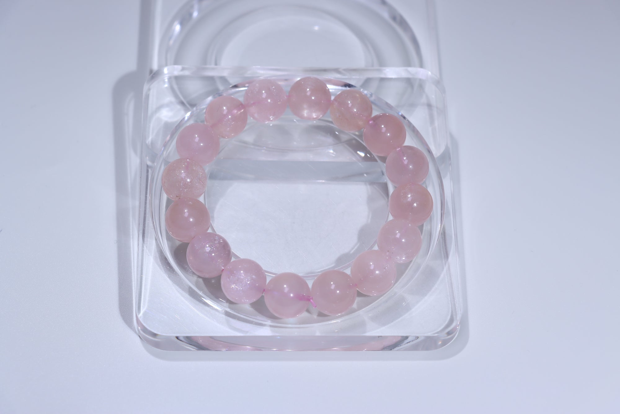 Morganite Crystal Bracelet