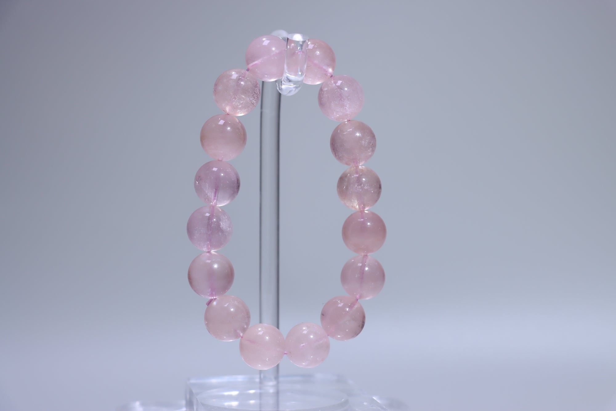 Morganite Crystal Bracelet