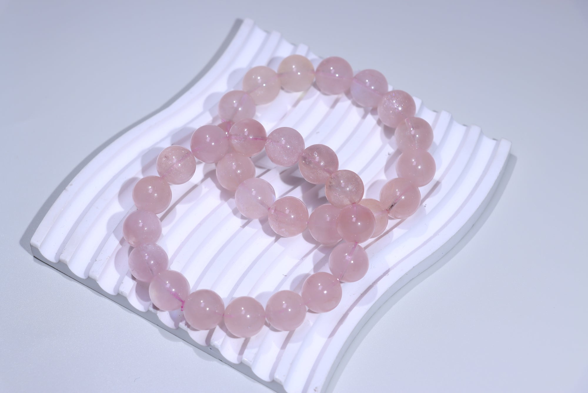 Morganite Crystal Bracelet