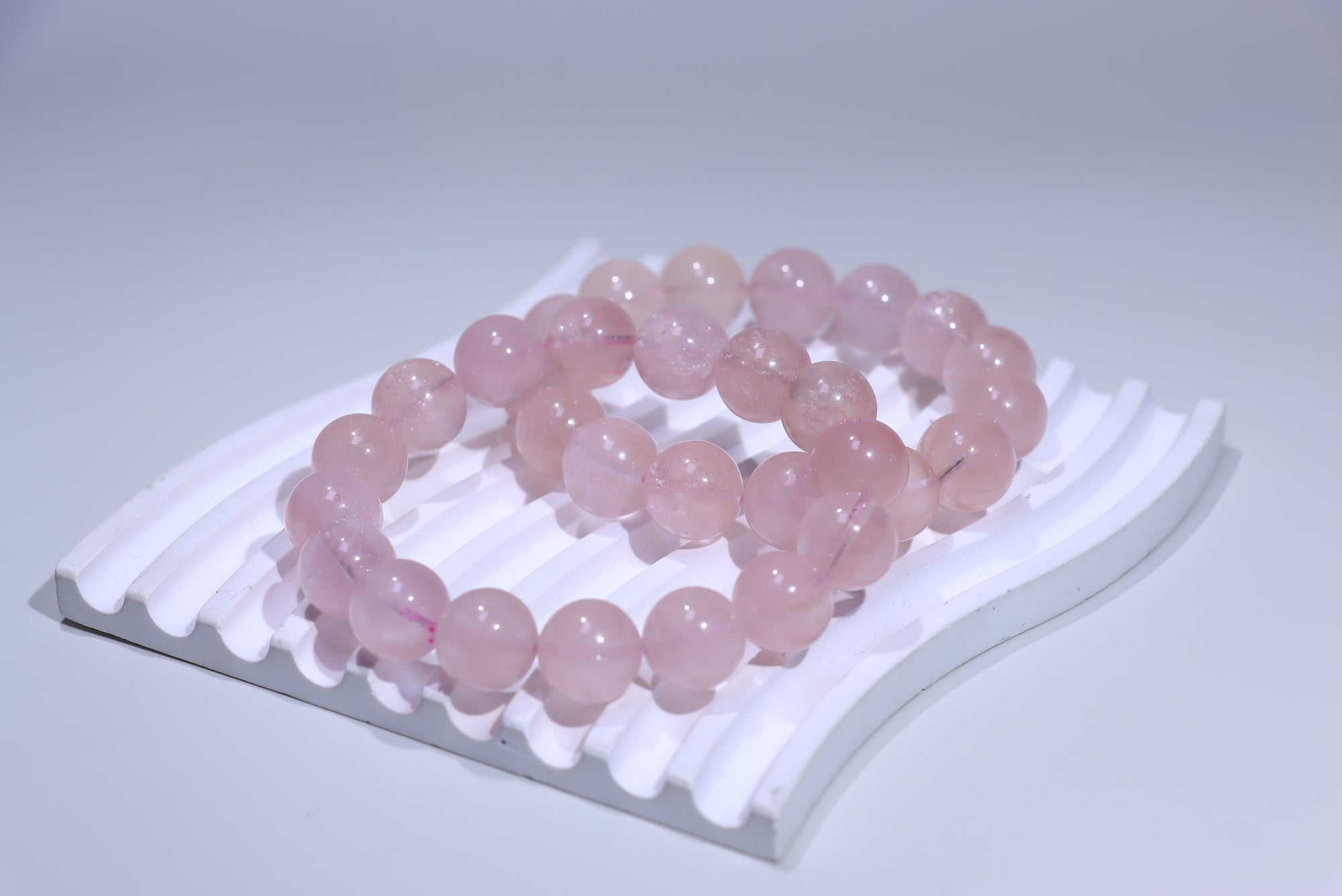 Morganite Crystal Bracelet