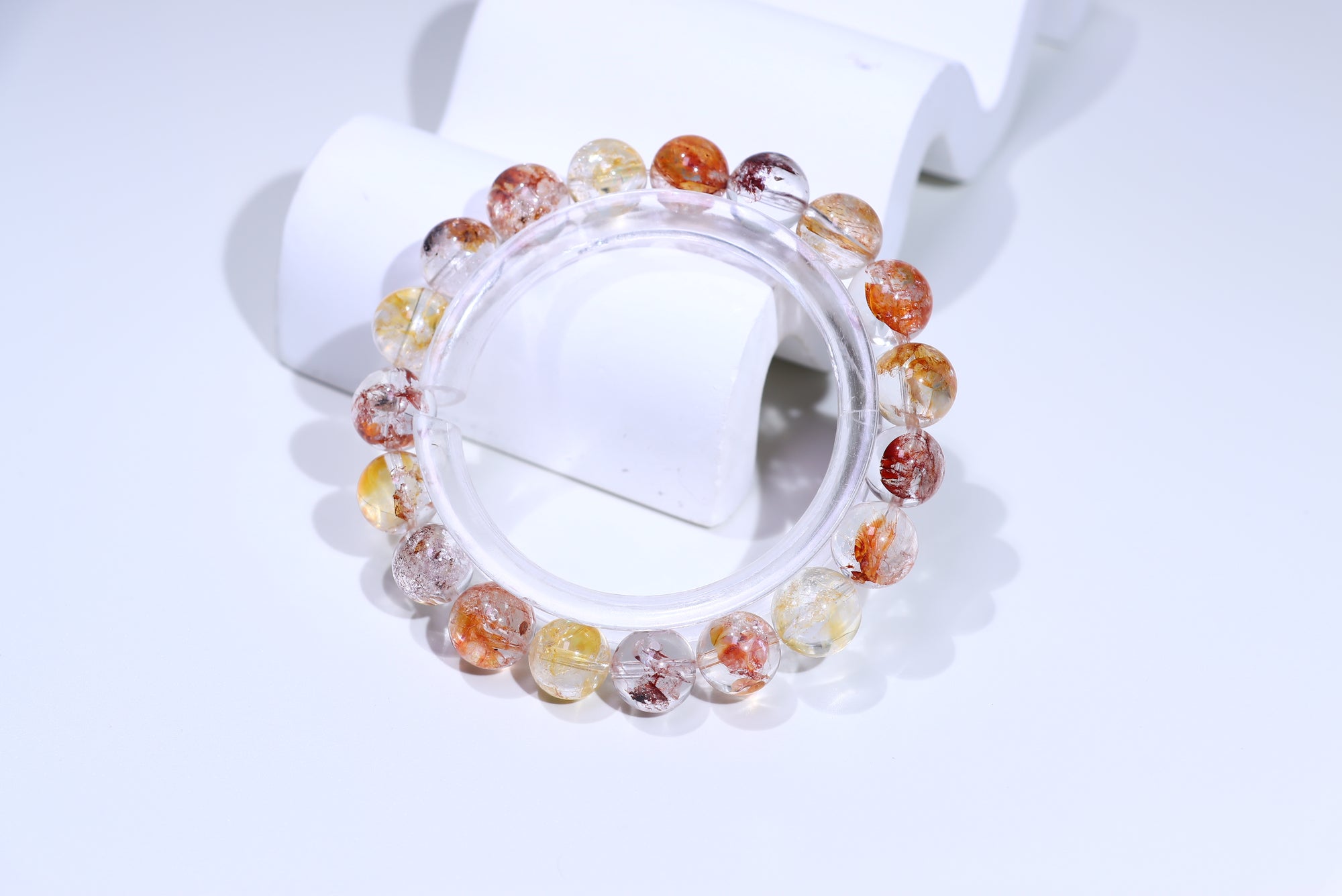 Fire quartz Crystal Bracelet