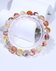 Fire quartz Crystal Bracelet