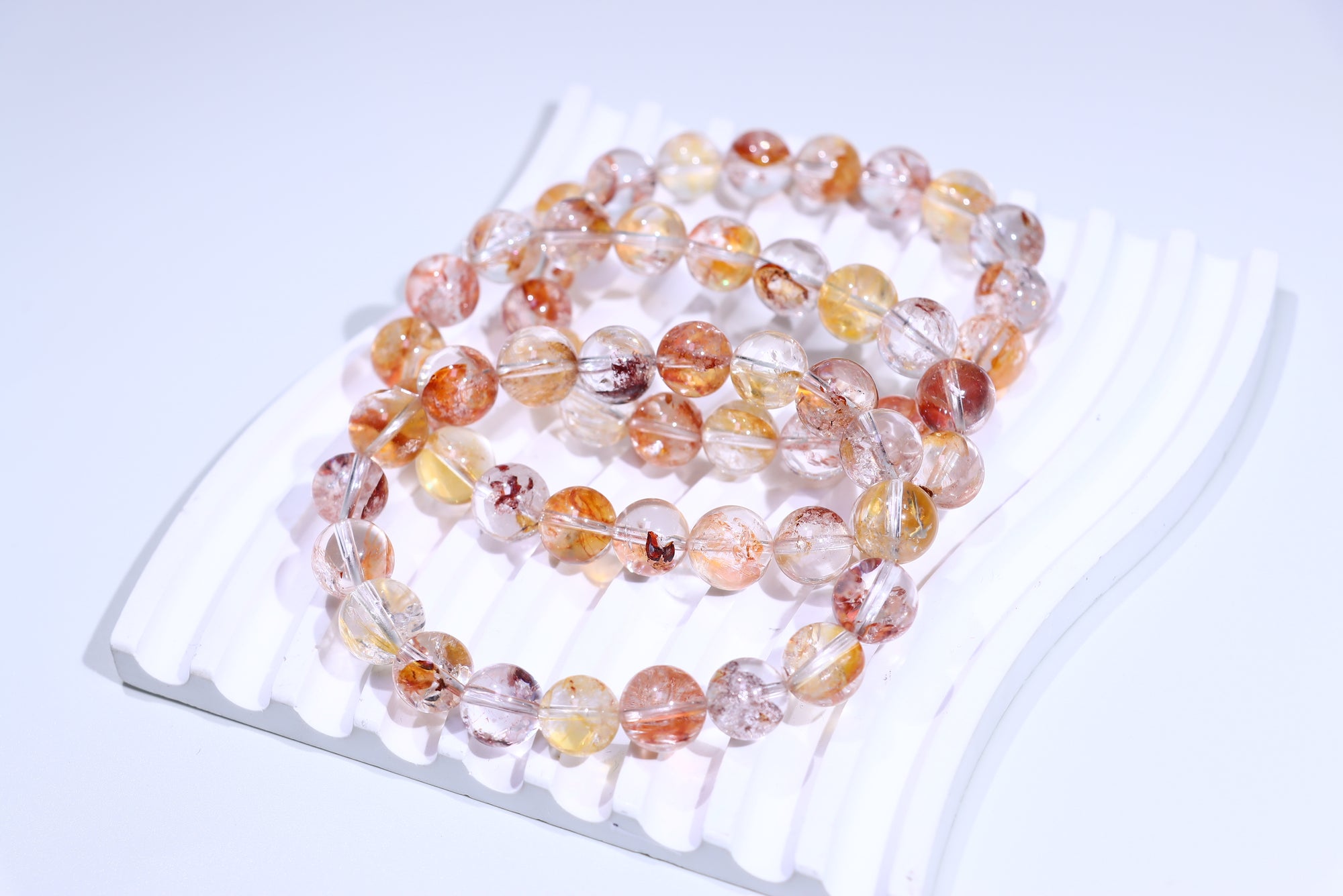Fire quartz Crystal Bracelet