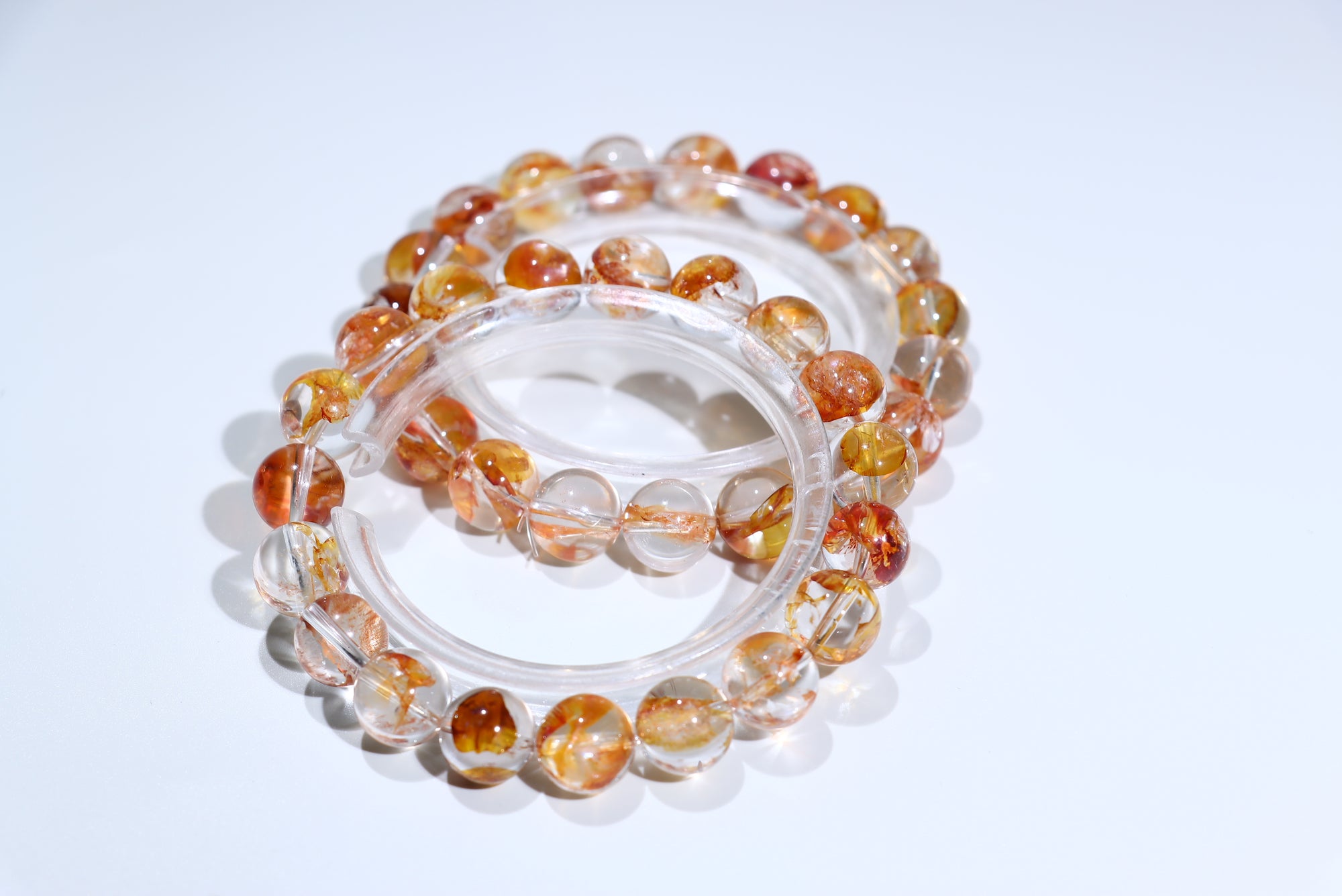 Fire quartz Crystal Bracelet