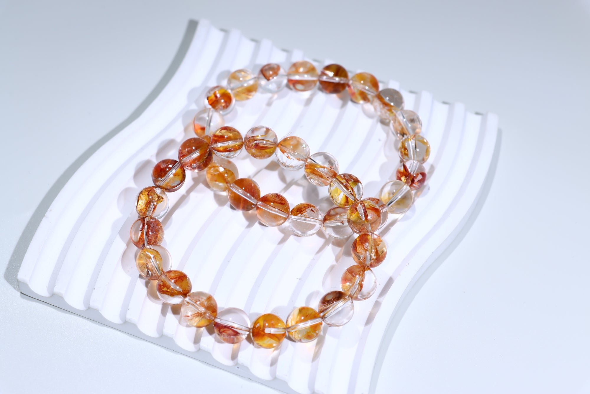 Fire quartz Crystal Bracelet