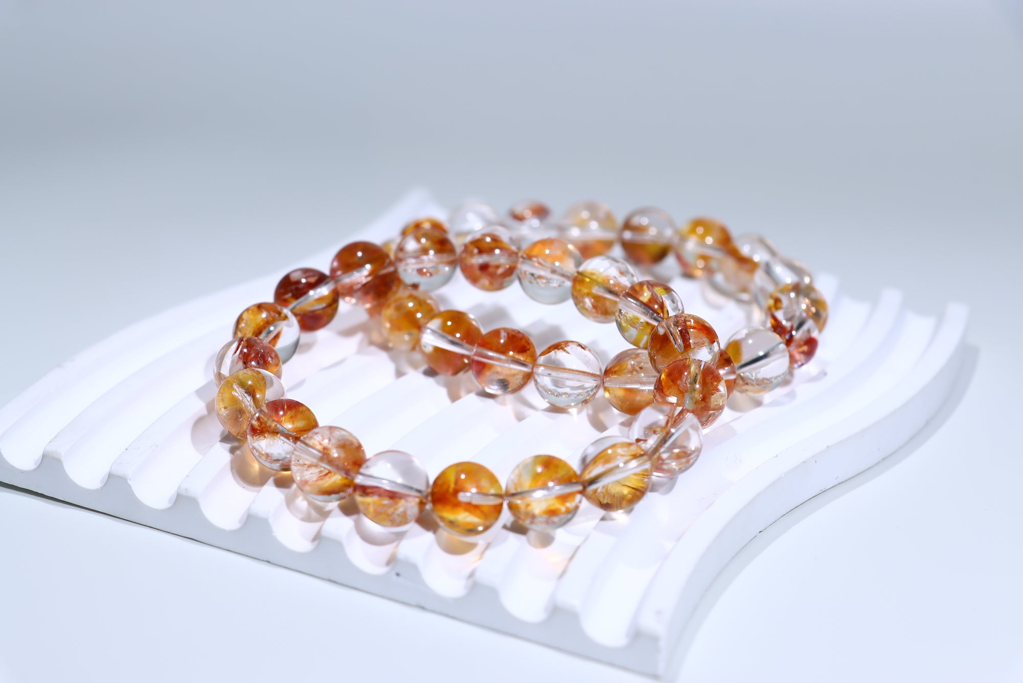 Fire quartz Crystal Bracelet