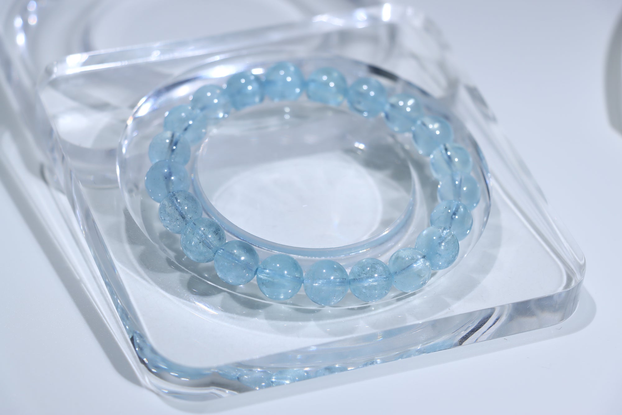 Aquamarine Crystal Bracelet