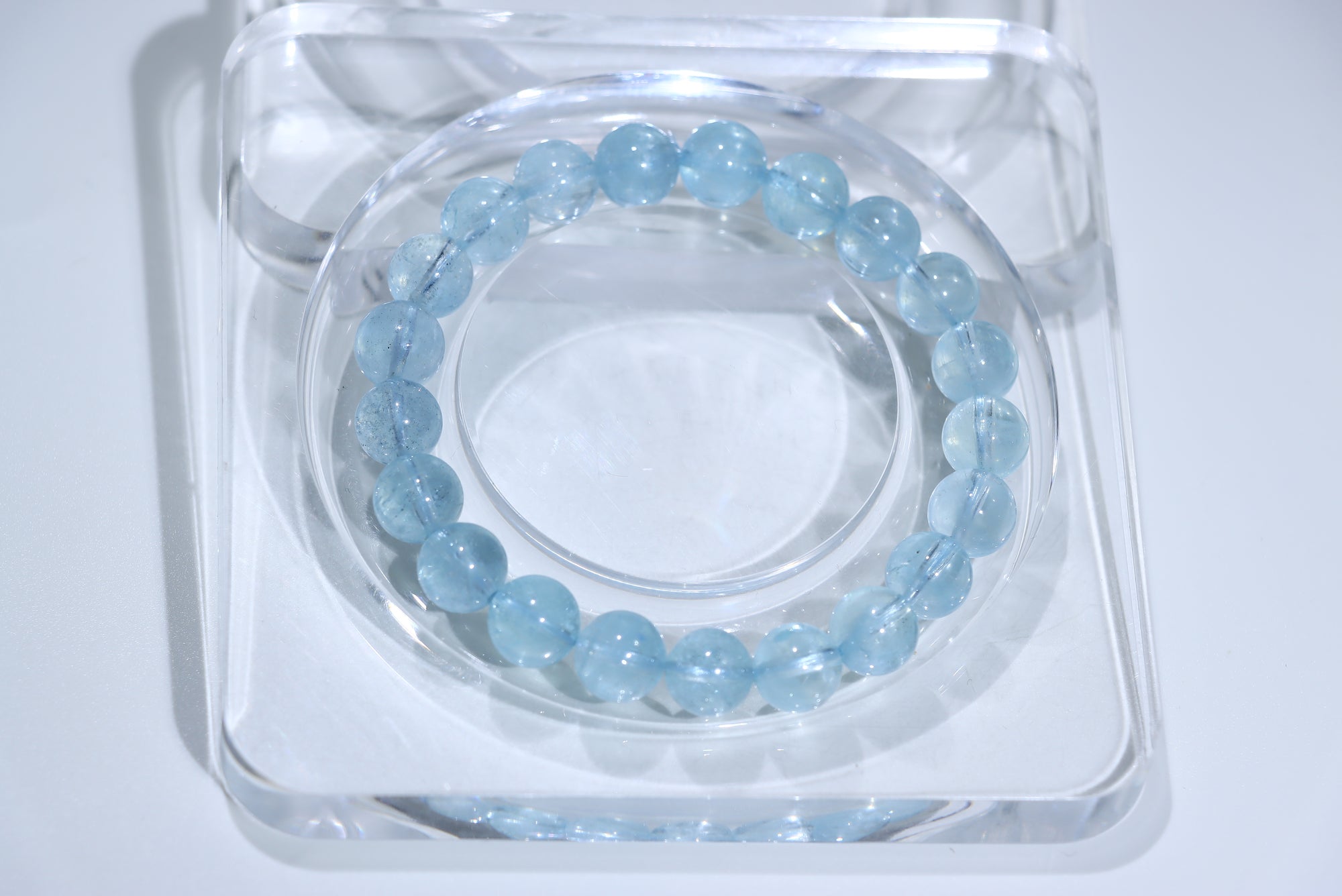 Aquamarine Crystal Bracelet