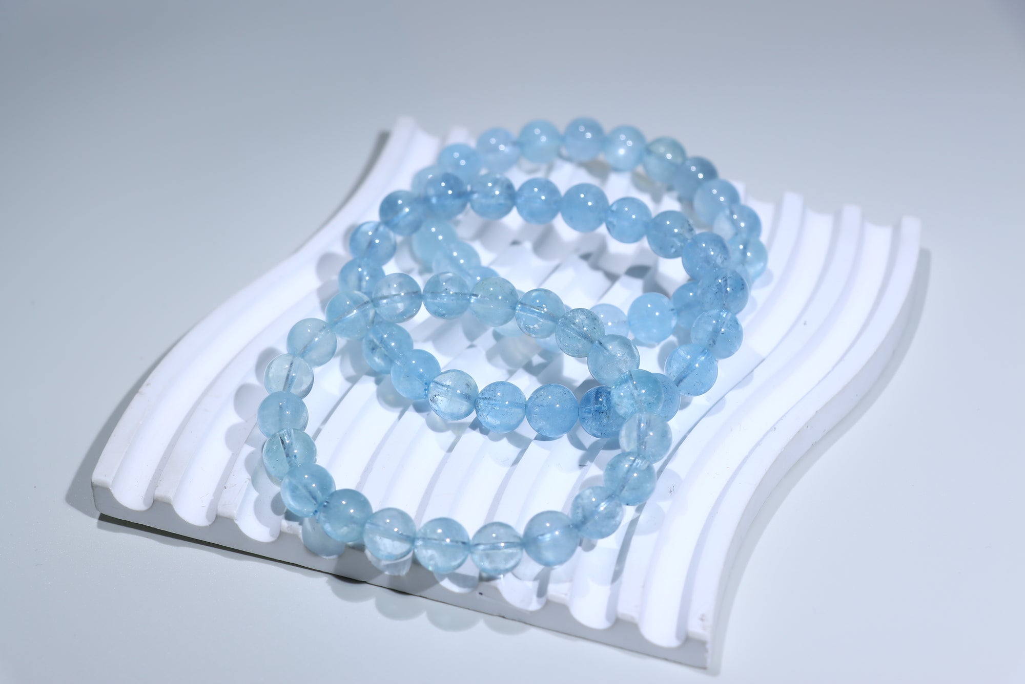 Aquamarine Crystal Bracelet