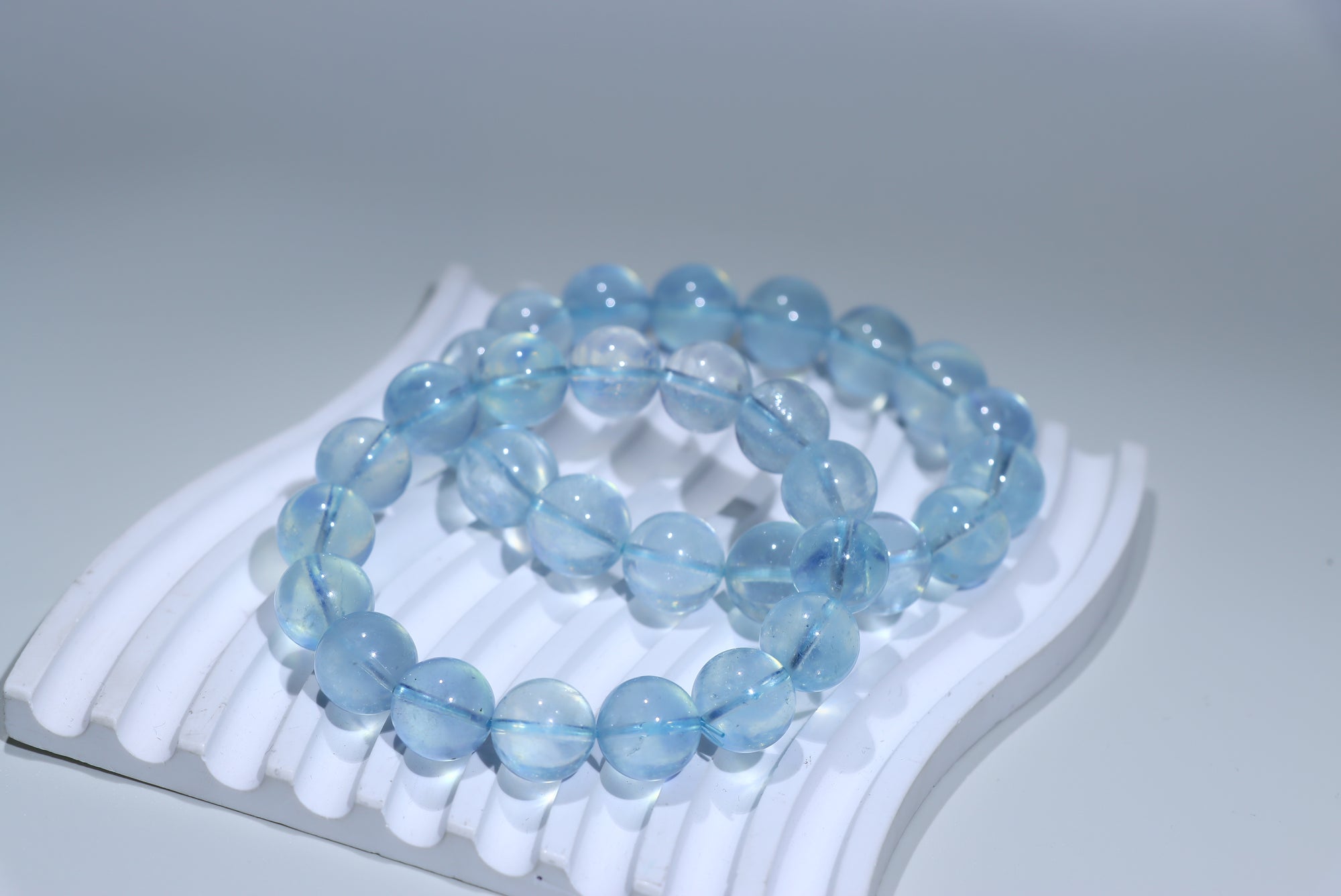 Aquamarine Crystal Bracelet