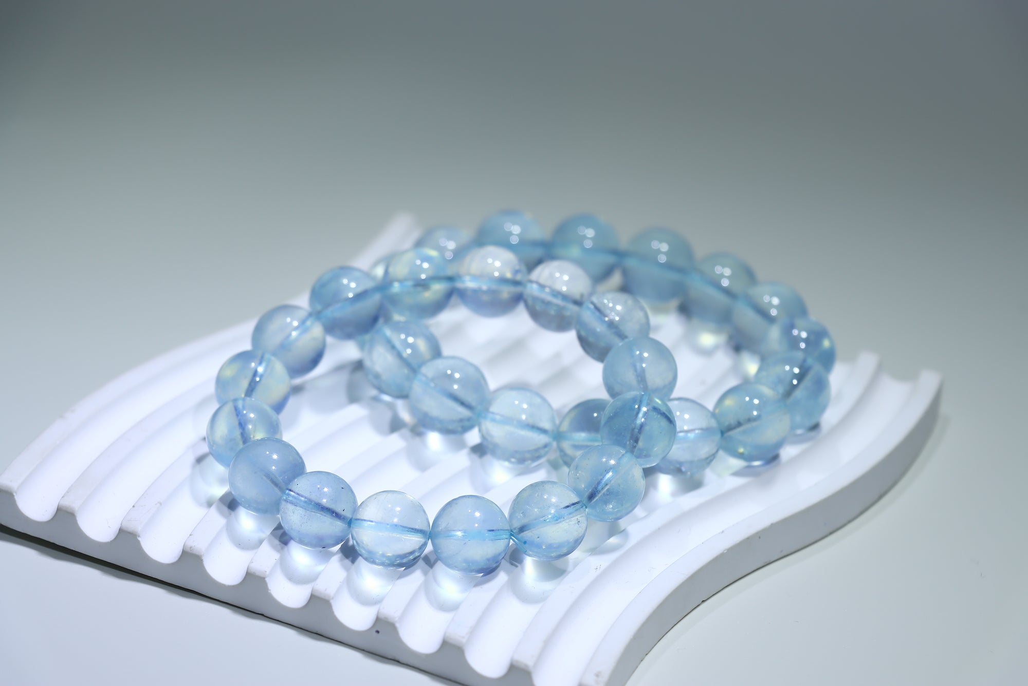 Aquamarine Crystal Bracelet