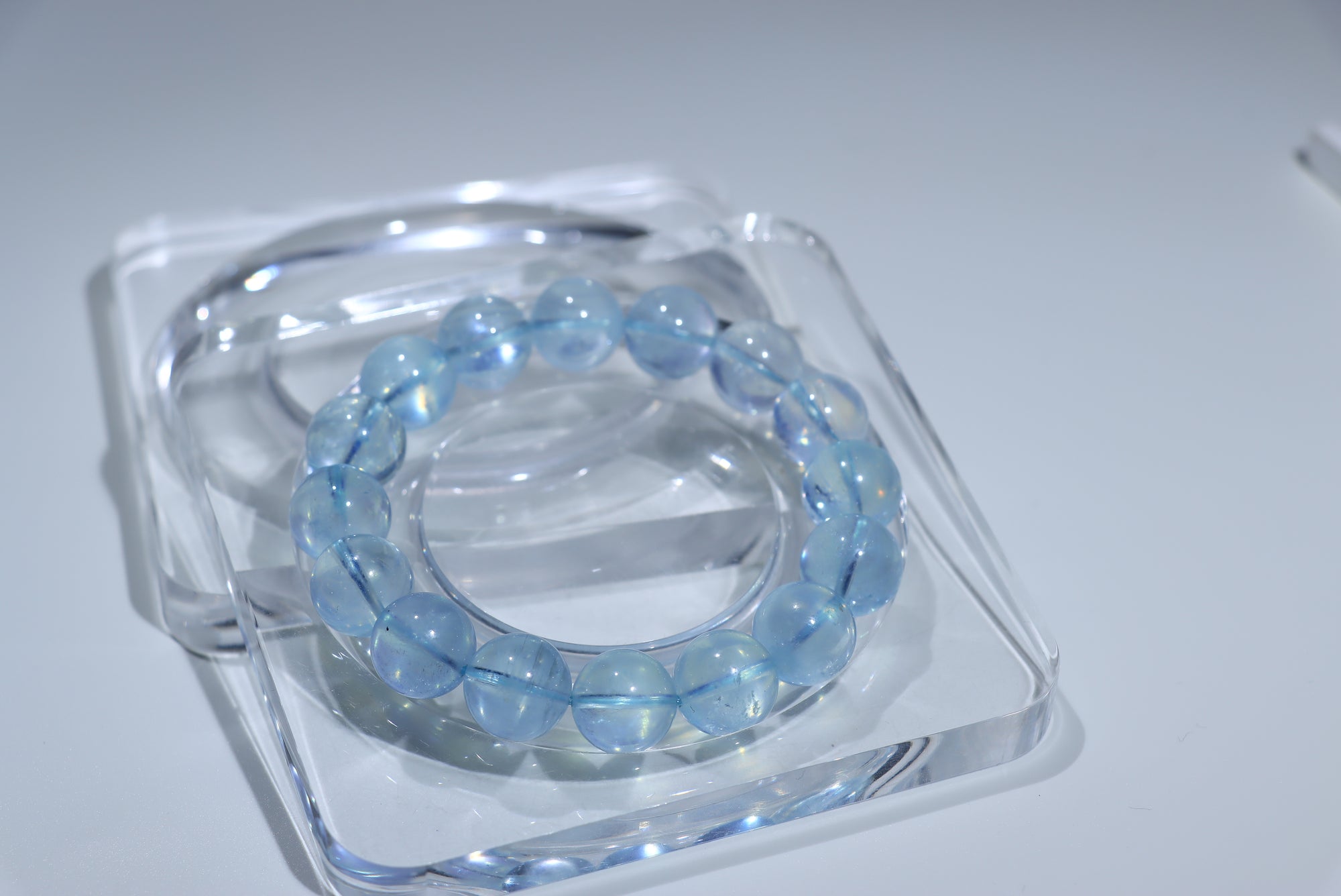Aquamarine Crystal Bracelet