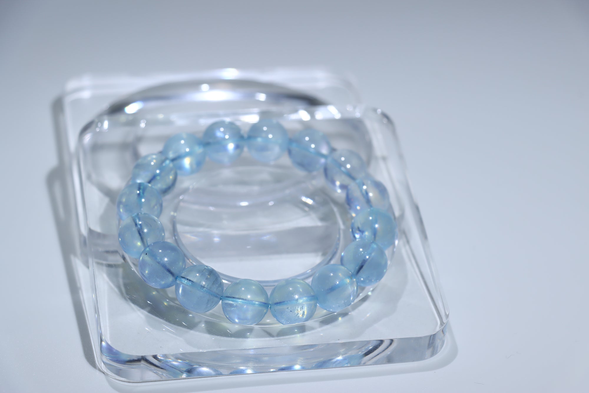 Aquamarine Crystal Bracelet