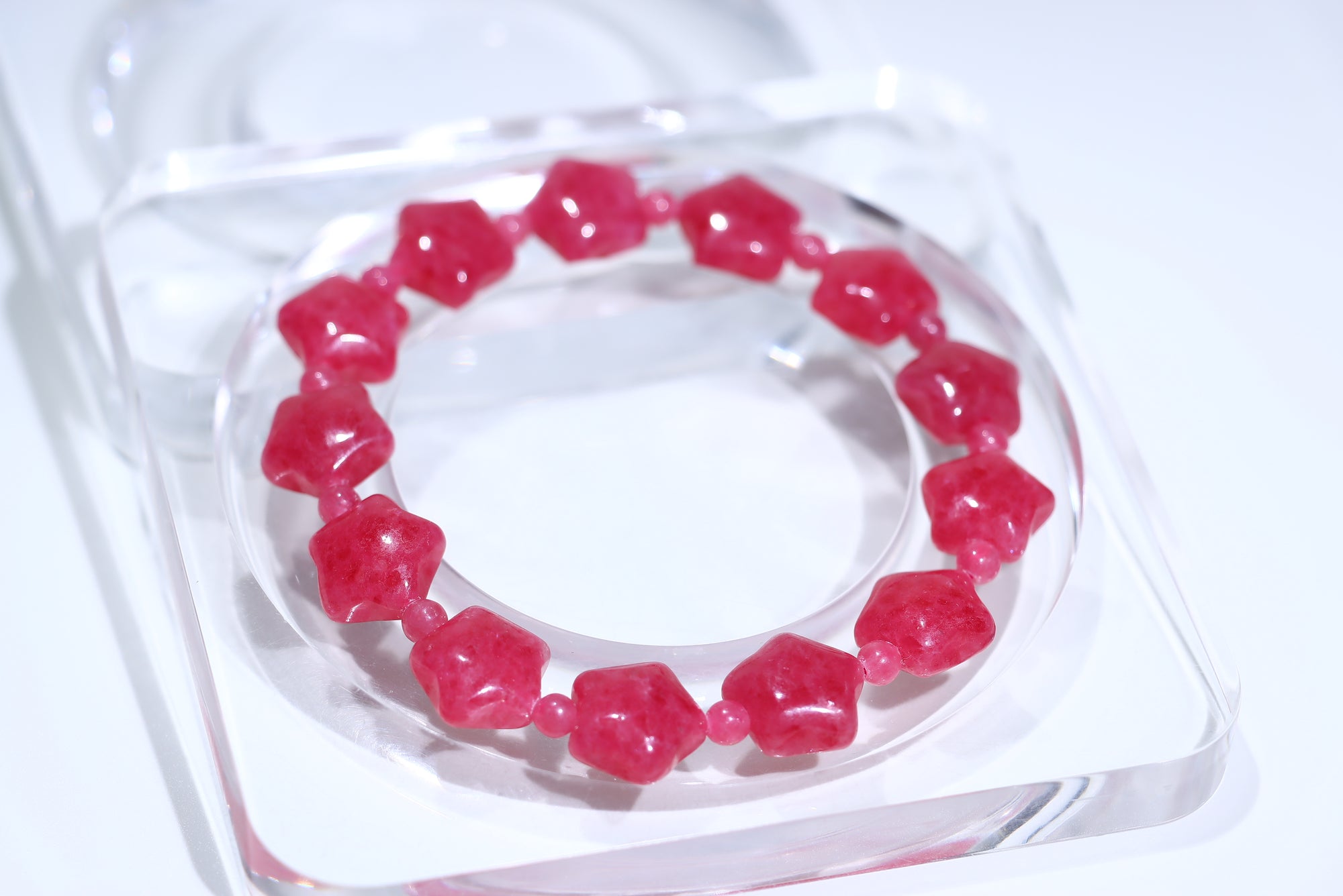 Rhodonite Crystal Bracelet
