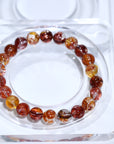 Fire Quartz Crystal Bracelet