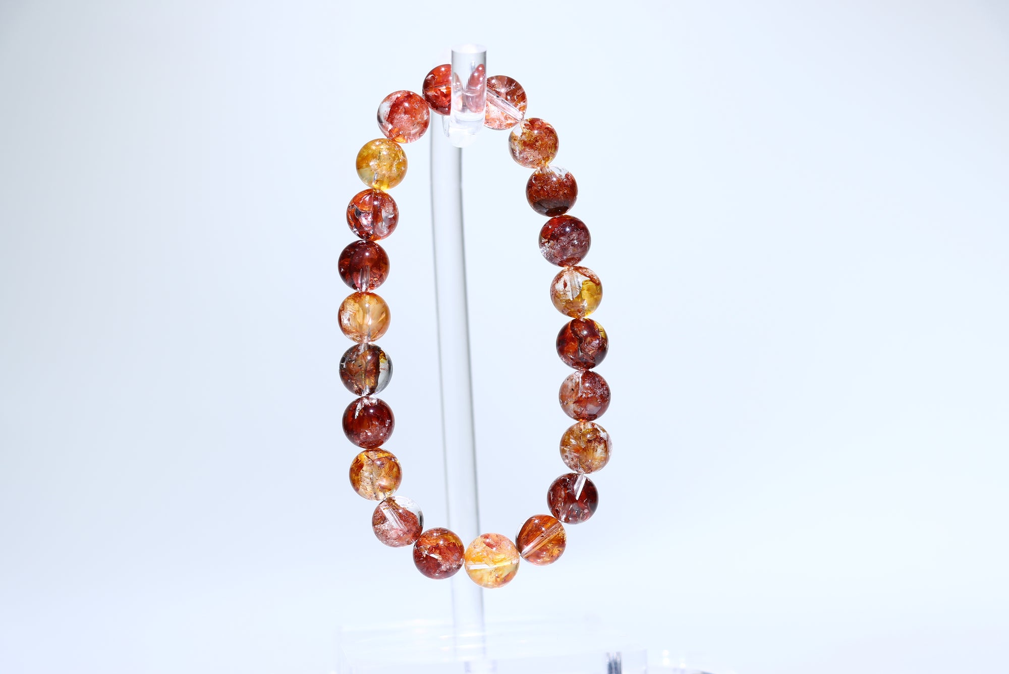 Fire Quartz Crystal Bracelet
