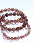 Pink Rutile Crystal Bracelet