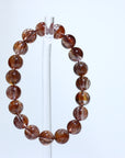 Pink Rutile Crystal Bracelet