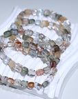 Rutile Colorful free form Crystal Bracelet