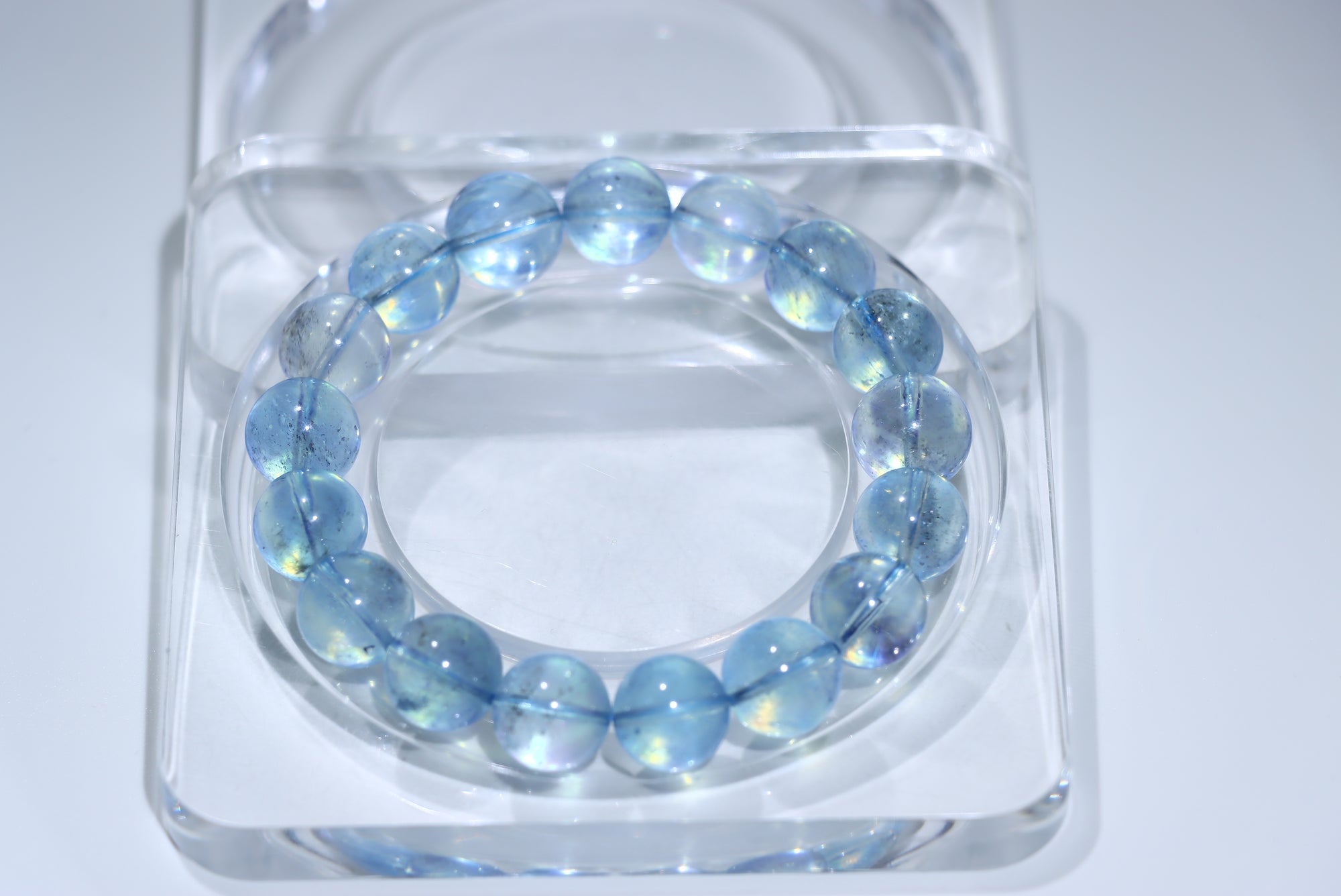 Aquamarine Crystal Bracelet