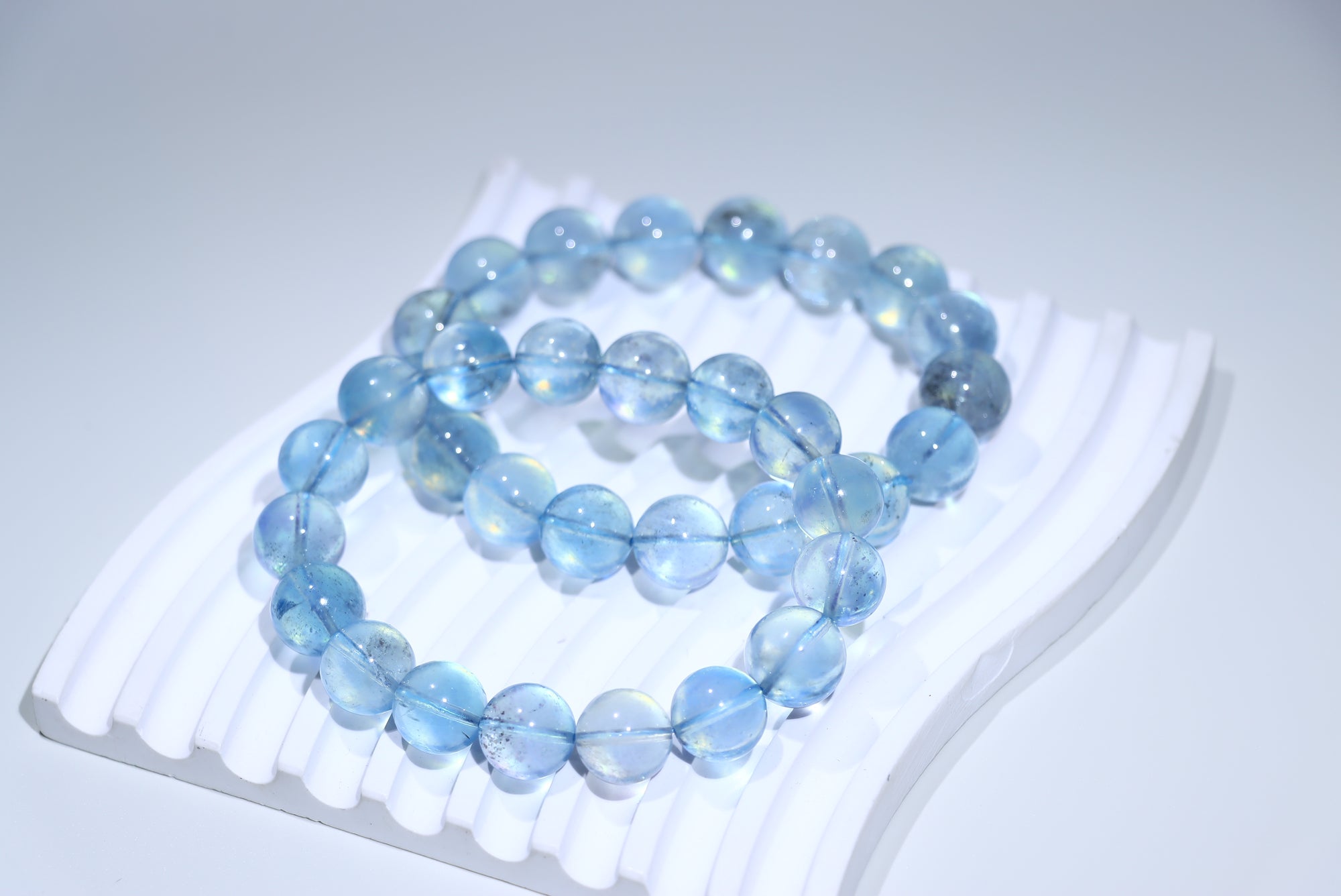Aquamarine Crystal Bracelet
