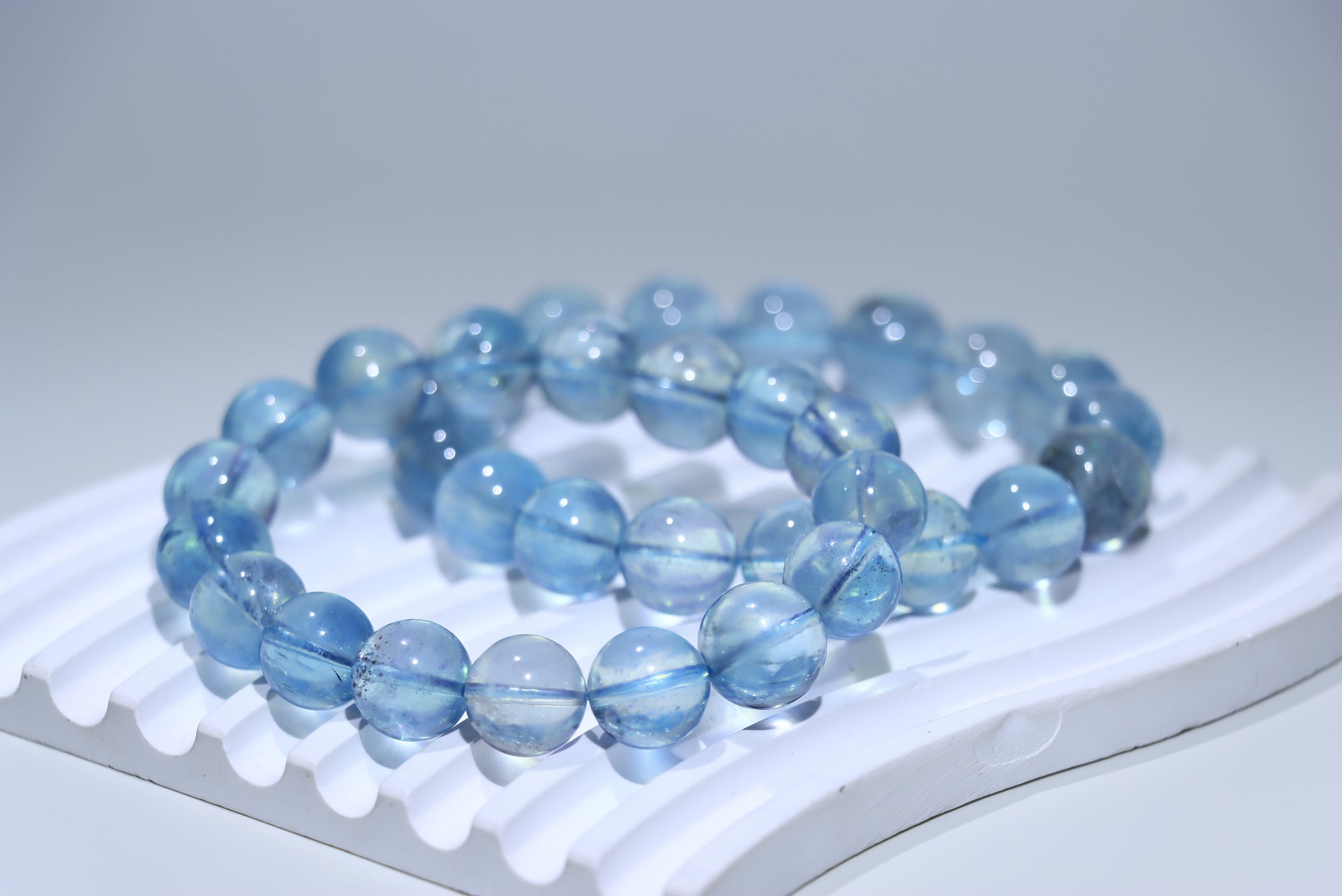 Aquamarine Crystal Bracelet