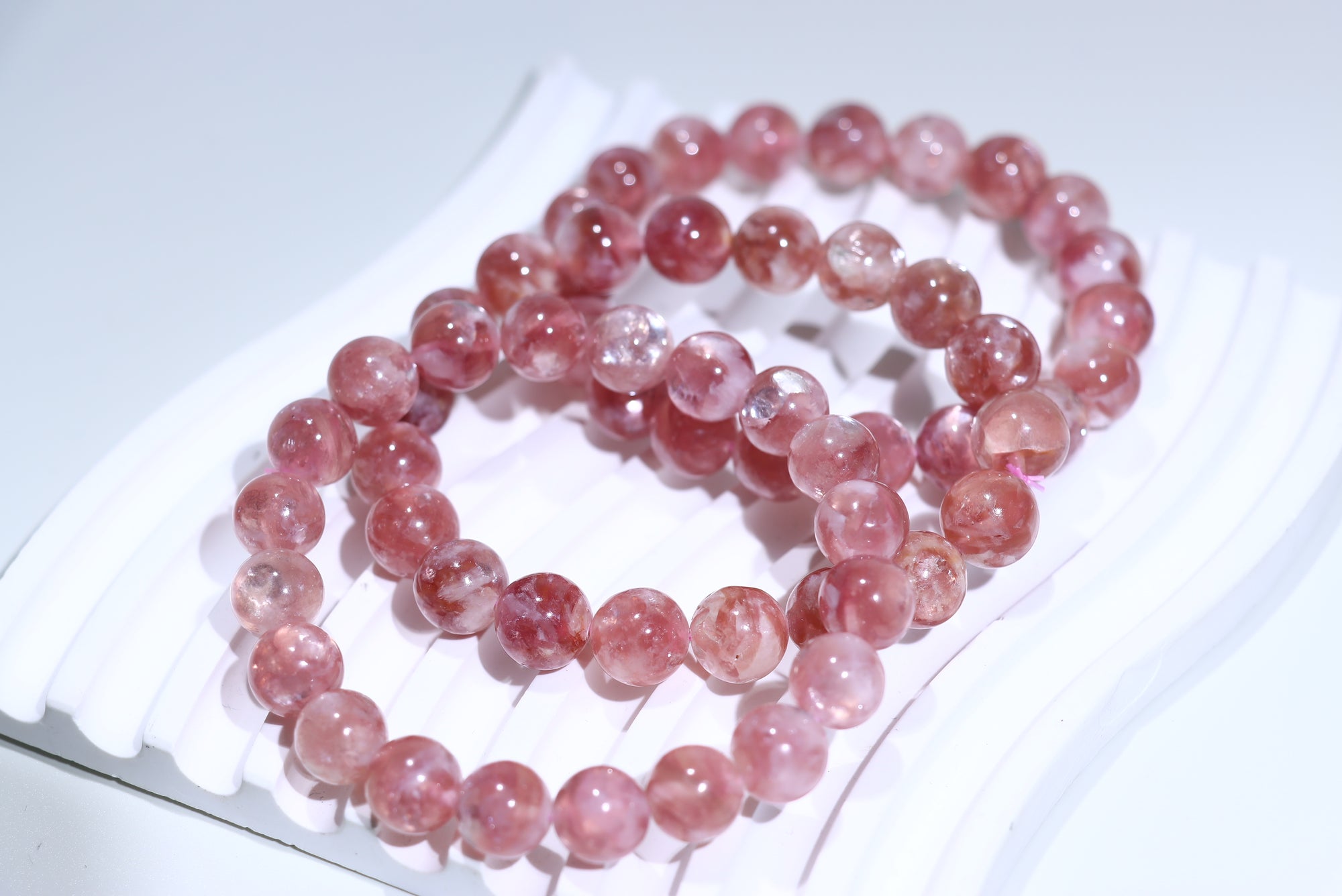 pink Emerald Crystal Bracelet