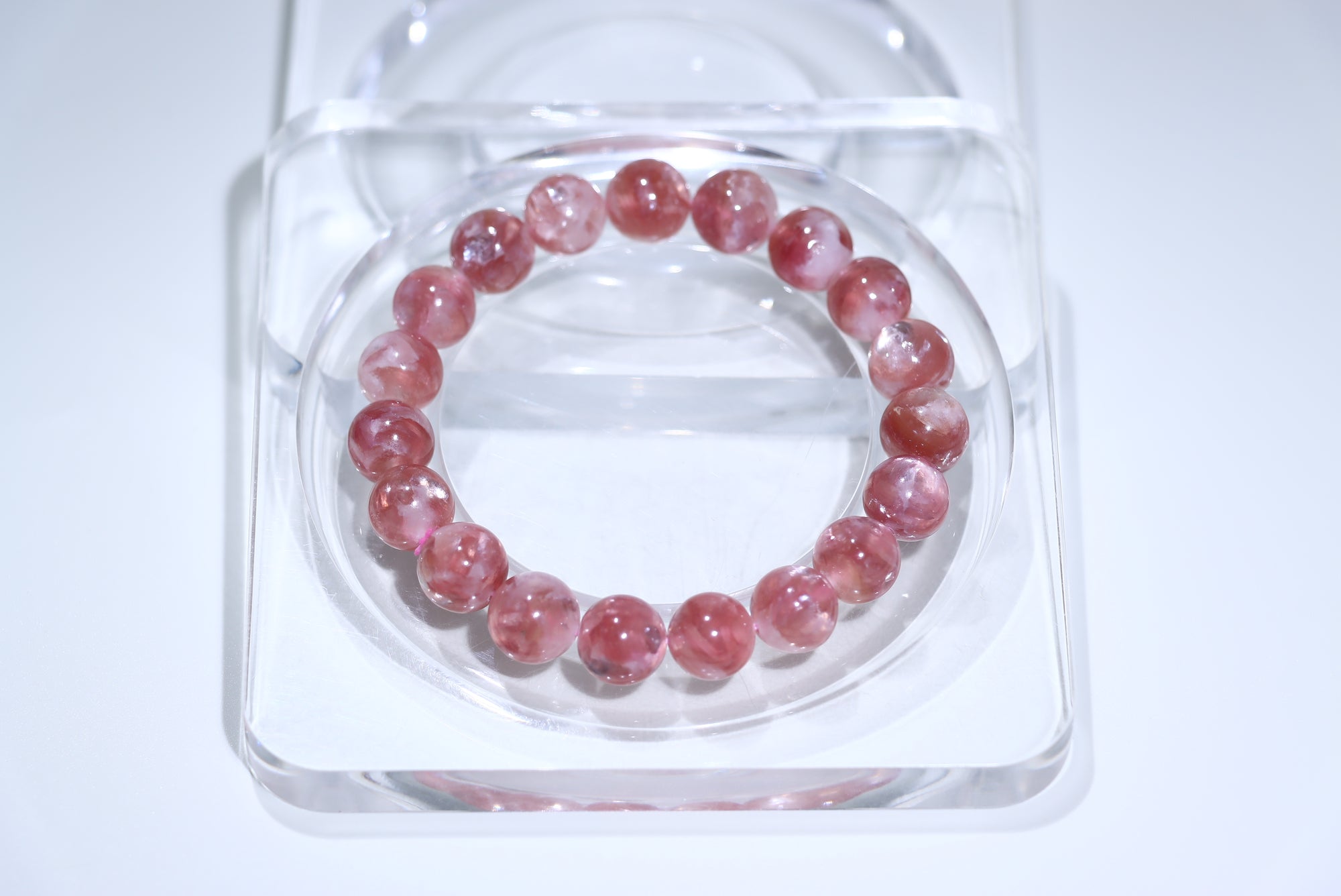 pink Emerald Crystal Bracelet