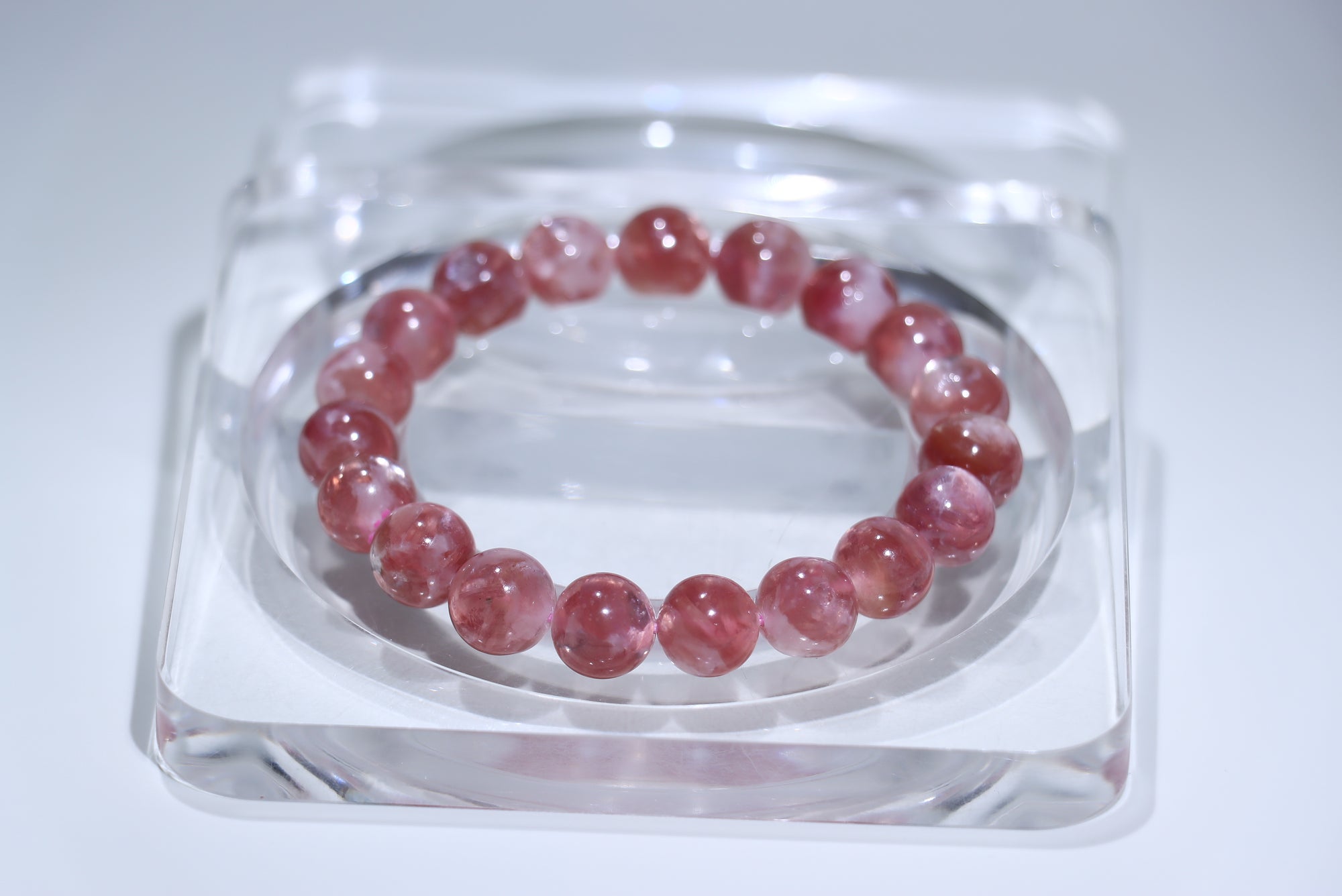 pink Emerald Crystal Bracelet