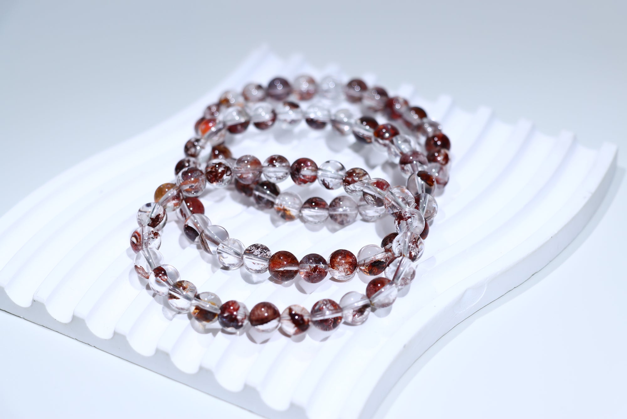 Fire Quartz Crystal Bracelet