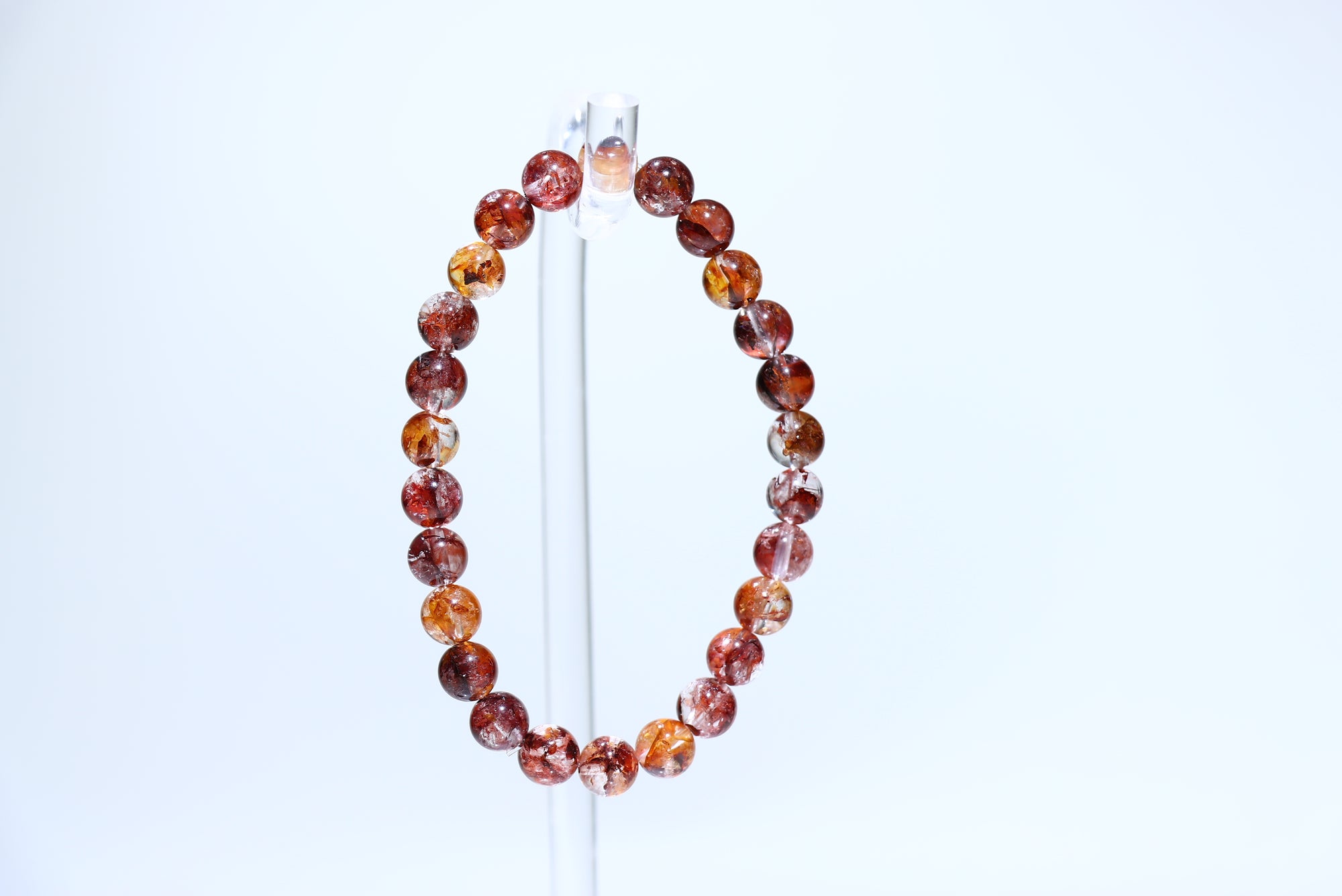 Fire Quartz Crystal Bracelet