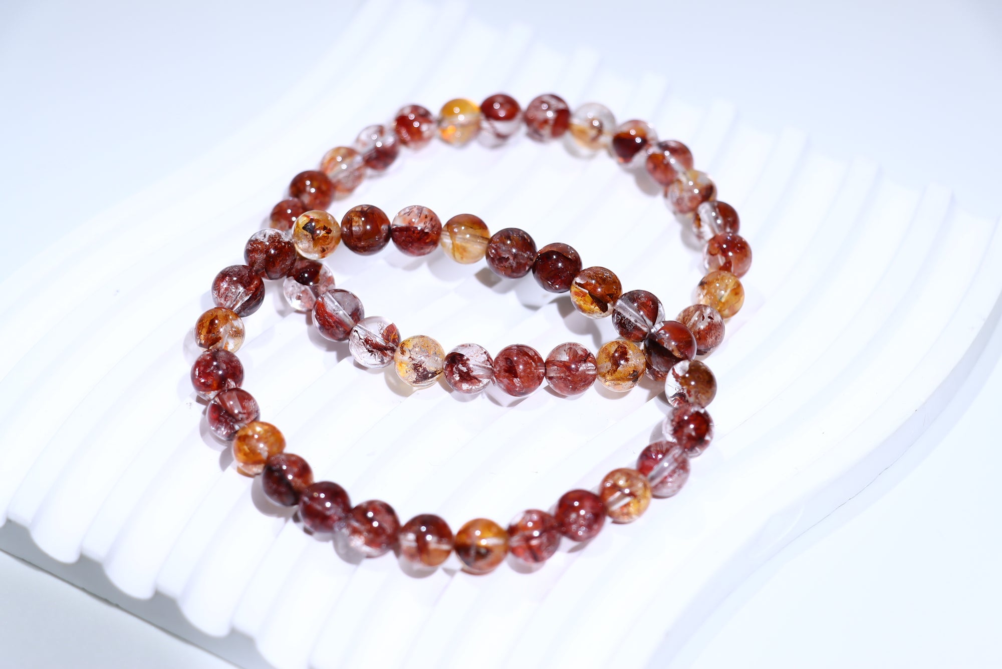 Fire Quartz Crystal Bracelet