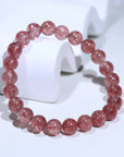 Strawberry quartz Crystal Bracelet